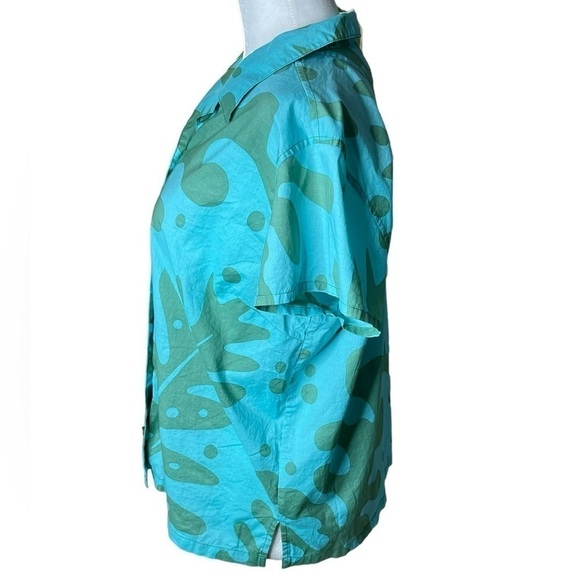 Vintage Patagonia Casual Tropical Button Down Collared Short Sleeve Top 12 Large - Picture 7 of 15